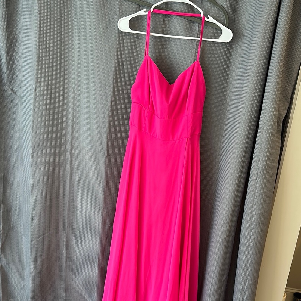 Elegant Pink Lulus Dress